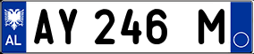 Truck License Plate